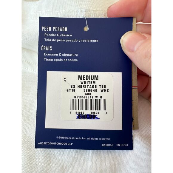 NWT Champion Classic Big C Logo Graphic T-Shirt Size Medium - Picture 4 of 8